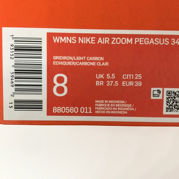 NIKE Air Zoom Pegasus 34 - Picture 10 of 11